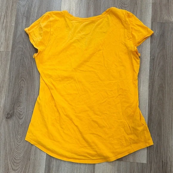 Patagonia Graphic Tee Small Flaws Orange Floral  Slim Fit Size Small - Picture 6 of 7